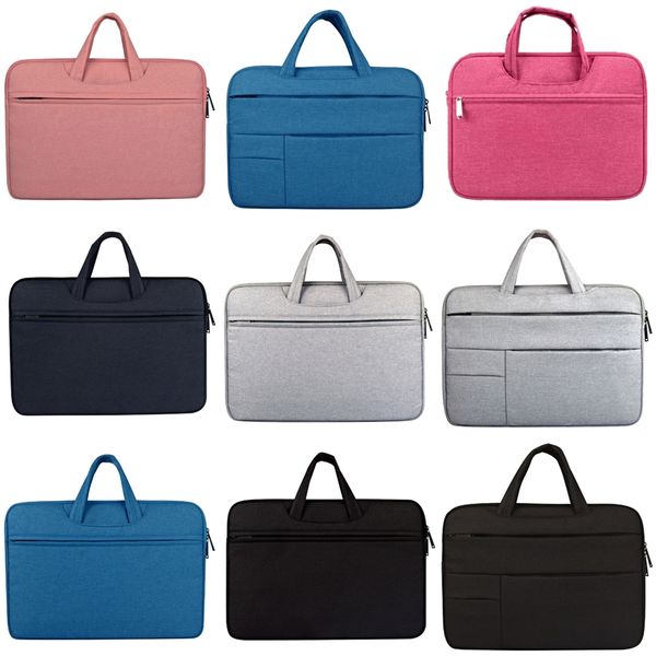 

bag waterproof women men lap13.3 15.4" case for macbook air 13 15 14 15.6 bag for macbook pro 15 touch bar sleeve with belt #135