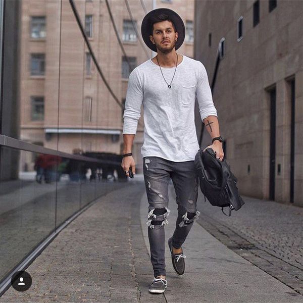 

плюс размер xxl мужчины приталенный fit o-образным вырезом с коротким рукавом мышцы футболка футболка повседневные топы хенли рубашки белый, White;black