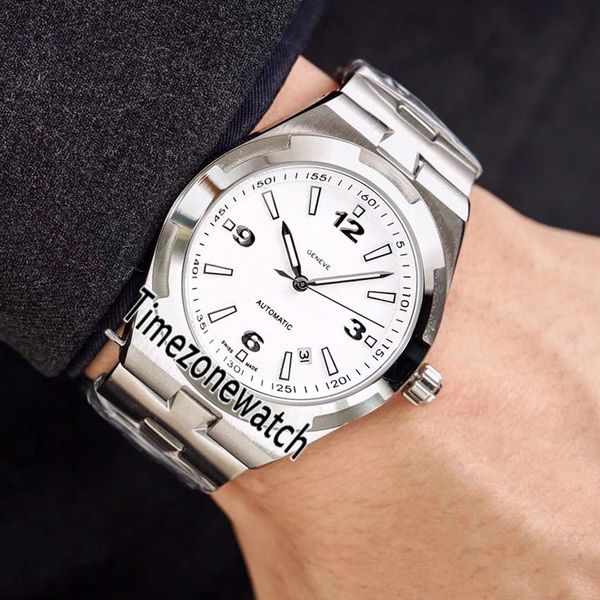 

new overseas 47040/b01a-9093 steel case silver texture dial a2813 automatic mens watch stainless steel bracelet watches timezonewatch e14a1, Slivery;brown