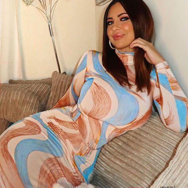 

womens designer solid color banquet dress v-neck long sleeve hip split dress pdhch, Black;gray