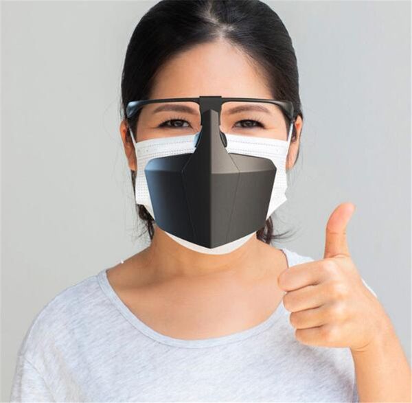 

новый face shield маска анти-туман изоляция полный защитные маски мода оголовье hd прозрачный pet защита от брызг пыли