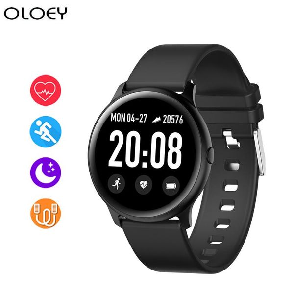 

smart watch sport fitness heart rate blood pressure life waterproof clock display rough screen sport record support android ios