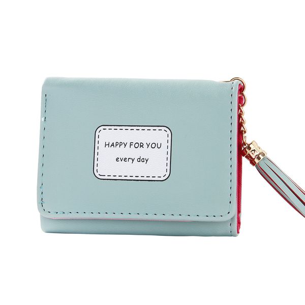 

letter printed women wallet simple retro pu leather with zipper short wallet square mini coin purse for elegant designs, Red;black