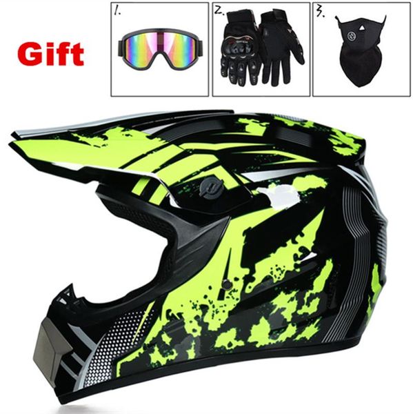 

3 свободный подарок личности горный велосипед шлем mx atv motocross внедорожный гоночный шлем