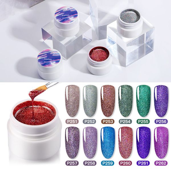 

nail polish varnishes gel glitter painting nails art poly uv gel for manicure 5ml qrd88