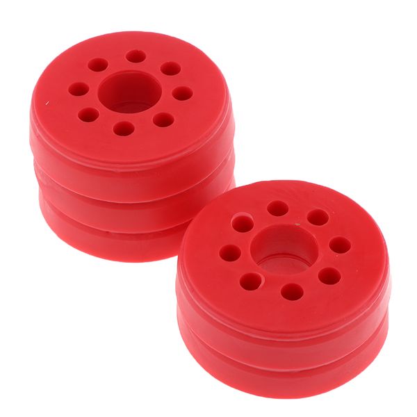 

5pcs rubber spools for fishing line leader organizer storage accessories
