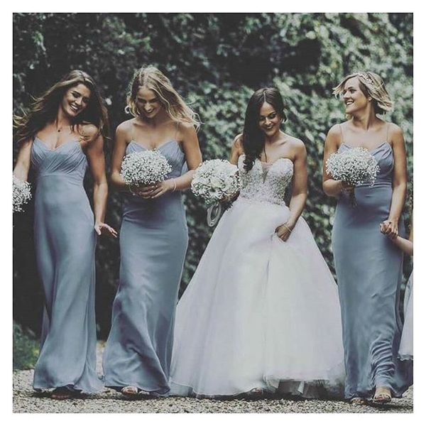 

пыльный синий шифон платье невесты летний сад пляж свадьба гость фрейлина платья плюс размер bm0365, White;pink