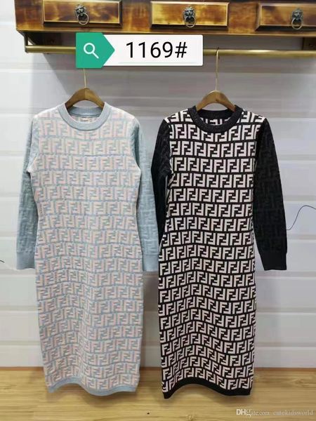 

осень и зима женщины вязаный свитер платье нижняя рубашка сексуальная повседневная с длинными рукавами o-образным вырезом платья новый, Black;gray