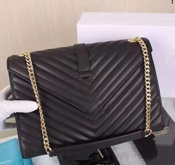 

Новый дизайнер прибытия Monogramme кожаный саржевый конверт сумка женская классическ