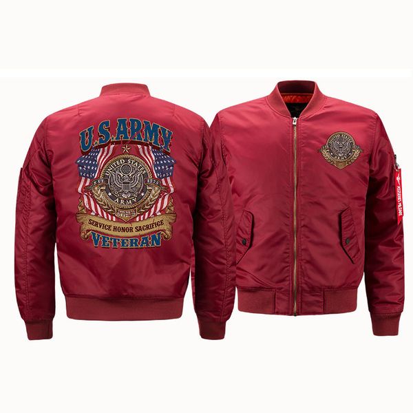 

mens designer jackets luxury us army pattern coat fashion trandy street wear casual mens clothes 4 colors asian size s-6xl for wholesale