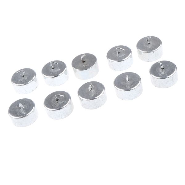 

10 pcs 50g iron hook weight codes for physical teaching mechanics equipment
