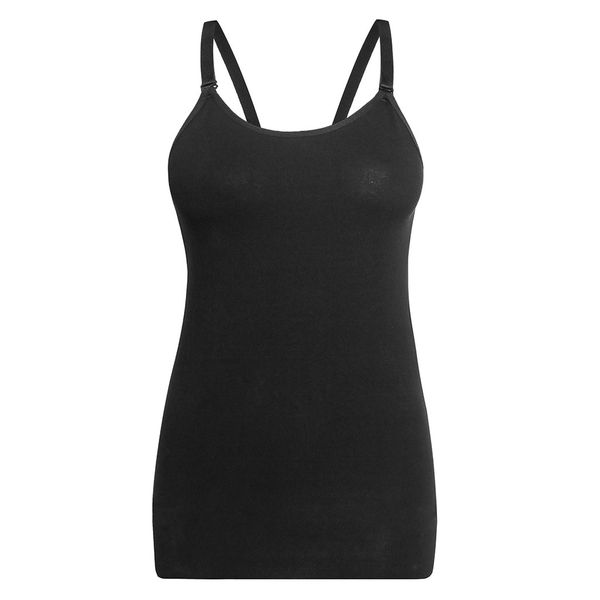 

2pc maternity vest women plus size maternity adjustable shoulder vest sleeveless pure color cotton soft mother care
