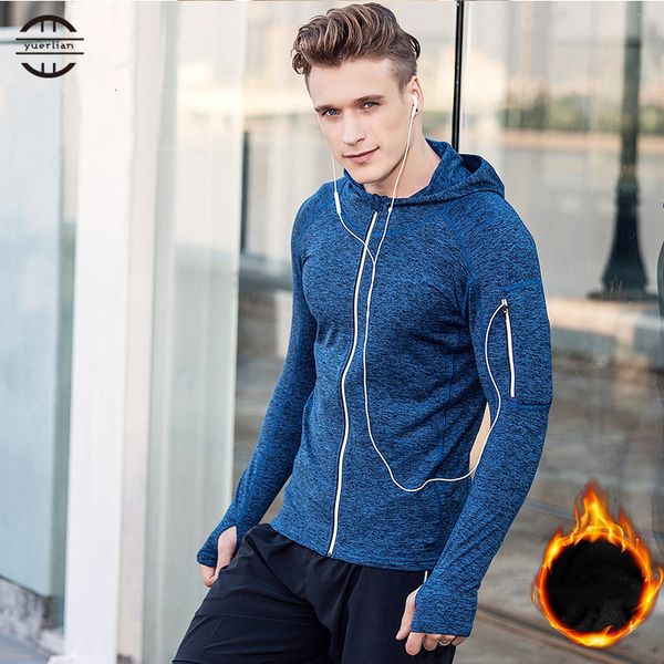 

2018 yel long sleeve sport shirt men hat+zipper women's running t-shirts gym sports clothing sport men's sportswear rashgard, Black;red