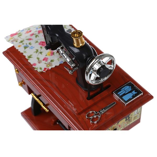 

wind up vintage mini швейная машина стиль mechanical music box другое home decor