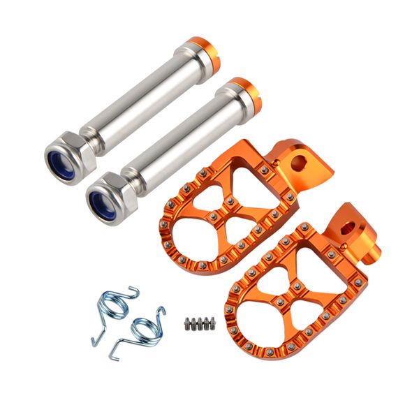 

h2cnc foot pegs footrests footpeg pins pedals kit for 950 super enduro super moto r 1290 adventur r s t etc billet