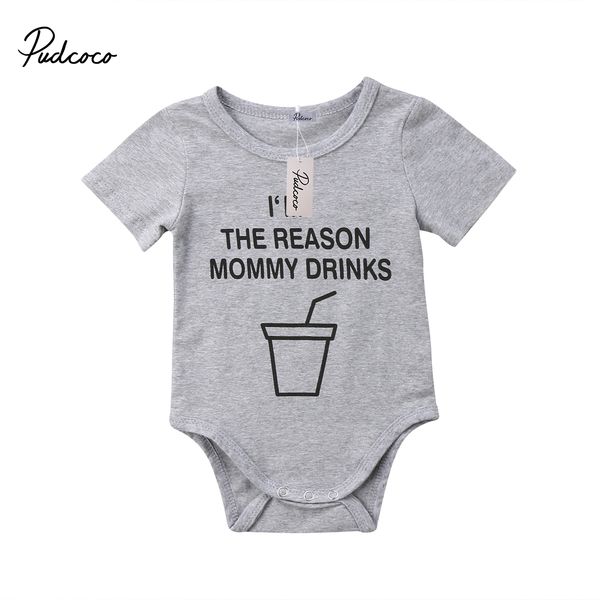 

Cute Newborn Baby Boy Girl Cotton Short Sleeve Romper Letter Jumpsuit Clothes Outfit Sunsuit