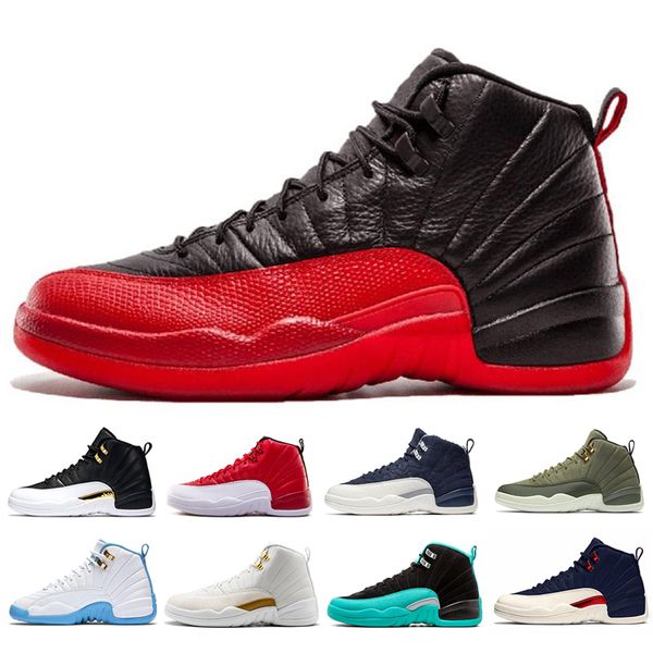 

2019 Mens Basketball Shoes Sneakers 12S XII Flu Game Royal Taxi French Blue for Men Sports Shoes Designer Trainers High Quality