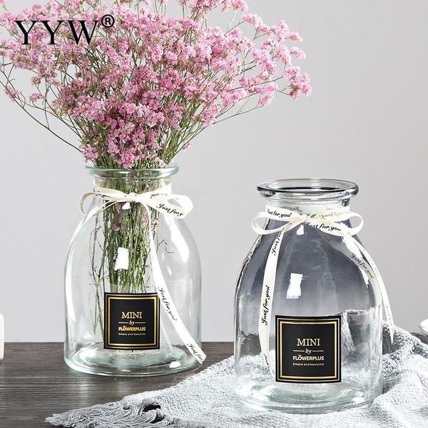 

glass vase blue flower vase pot flower basket tableplants vase decorative home nordic style vases for home decoration
