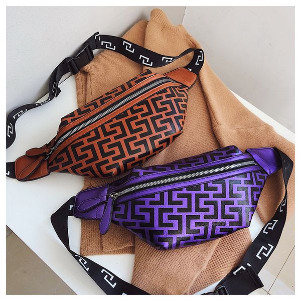 

Талия сумка для мужчин женщин поясная сумка новая мода грудь сумка роскошный прилив стиль хип-хоп 5 цветов