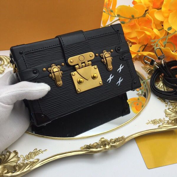 

горячие роскошные сумки женщина мешок вечера leather fashion box оптовая - конструктор сцепления сумка плеча сумка petite malle 94219 d01