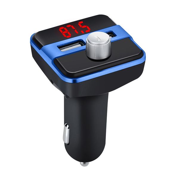 

car kit usb tf sd remote wireless bluetooth car mp3 player fm transmitter radio lcd 2 usb hands call lcd display #y1