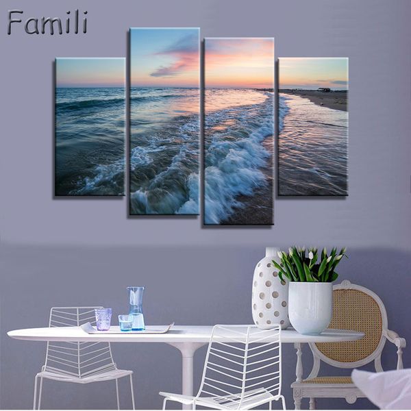 2020 2019canvas Painting Fallout Wall Art Modern Sea Wave Landscape Painting Picture Canvas Art For Living Room Unframed From Xiaofang8810 8 93 Dhgate Com