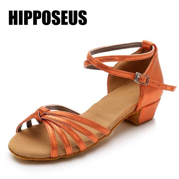 

women latin dance shoes kids ballroom dance shoes ladies latin girls low heel about 3.5cm professional dancing heels