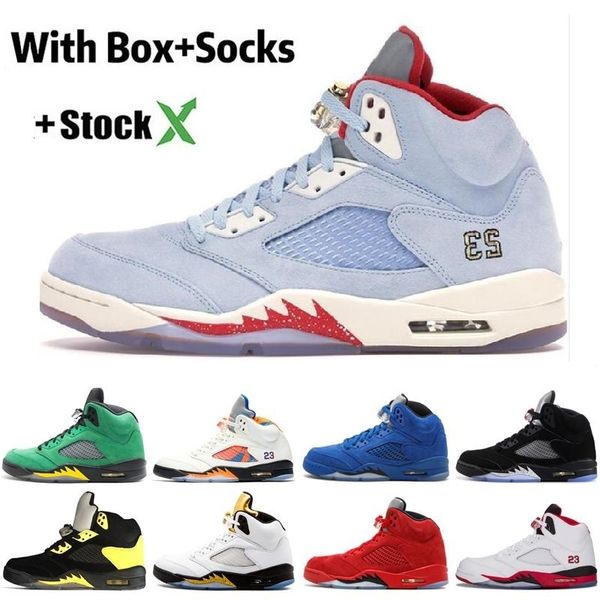 

stock x satin bred fresh prince 5 wings 5s psg black men basketball shoes red blue og white grape sports retro sneakers