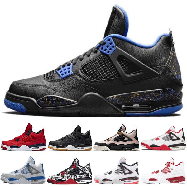 

designer basketball shoes 4 4s for man sale wings red what the white cement premium black thunder sports man fashion sneakers