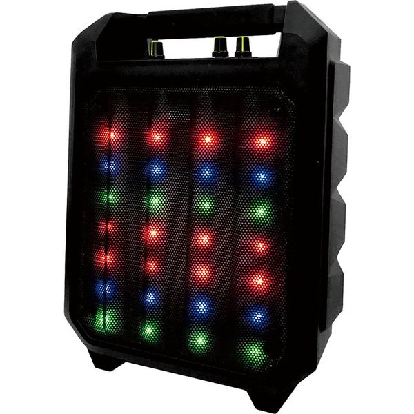 

Whole aler ound bluetooth peaker with led flicking portable peaker with karaoke upport u b and tf card high power output