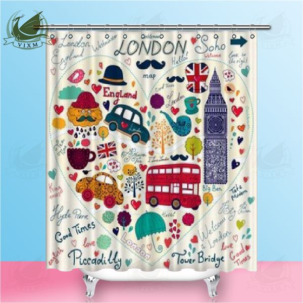 2019 Vixm British Style London Symbol Big Ben Cartoon Car Creative