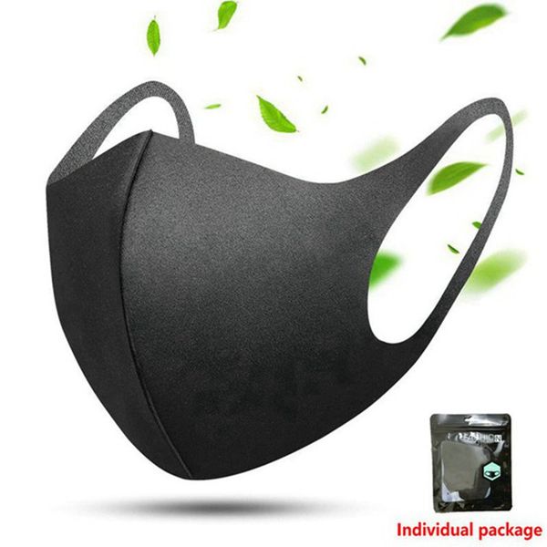 

in stockdustproof mouth mask black breathing face masks respirator household protective products masks 240pcs