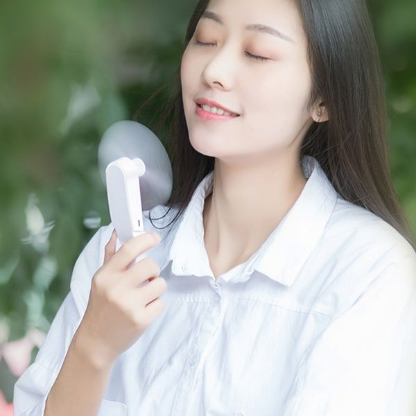 

mini handheld personal usb rechargeable fans portable pocket foldable adjustable wind speed fan for home office travel