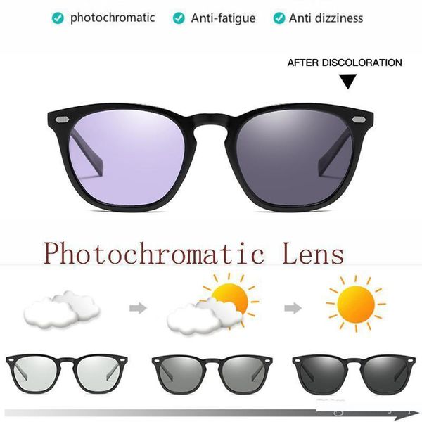

mens женщин открытый поляризованные фотохромной солнцезащитные очки синий розовый фиолетовый желтый transition хамелеон объектива вождение з, White;black