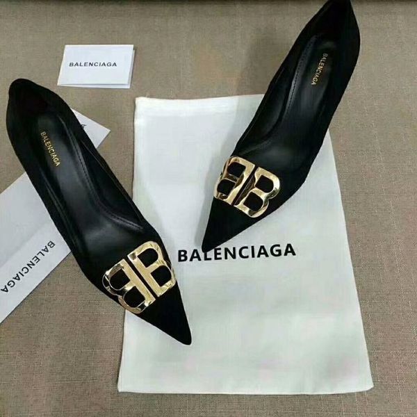 

M pointed thin ver ion hallow mouth ingle hoe double b letter metal buckle fa hion trend tiletto hoe