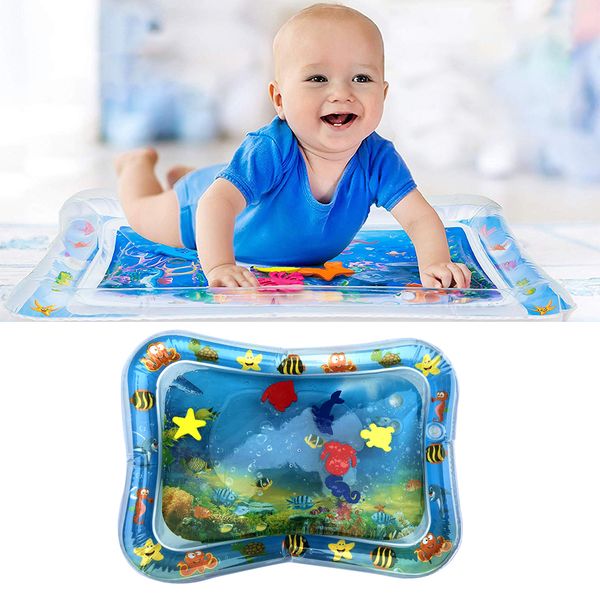 Baby Kids Water Play Mat Inflatable Thicken Pvc Infant Tummy Time