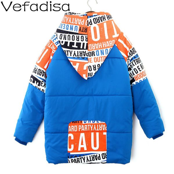 

vefadisa letter hooded parka woman 2019 winter thick warm parka loose cotton-padded clothes zippers pocket hip hop qyf1411, Black