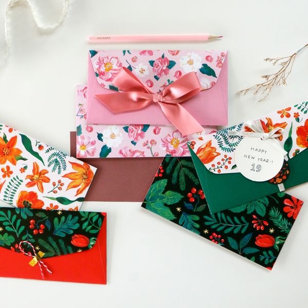

3pcs/set kawaii wedding envelope flower garden animal vintage airmail envelopes for wedding letter invitations money envelope