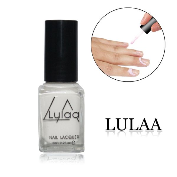 

lulaa white peel off nail art latex tape easy to clean nail polish finger skin protected gel polish art glue base coattslm1