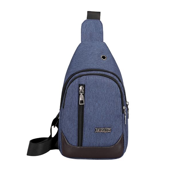 

oxford cloth men crossbody bags fashion solid color shoulder bag sports outdoor leisure multi-function crossbody shoulder bag