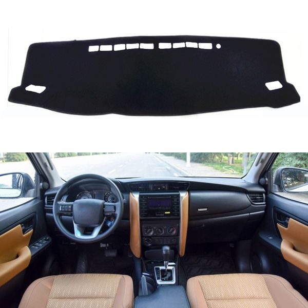 

car dashboard cover dash mat for fortuner 2016 2017 2018 dashmat pad carpet dash board cover sun shade auto car styling