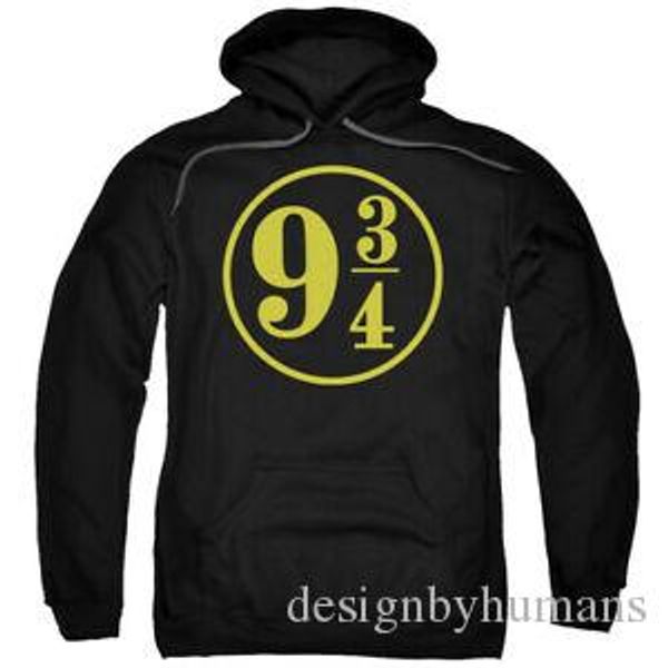 

harry potter 9 3 4 hoodie, Black