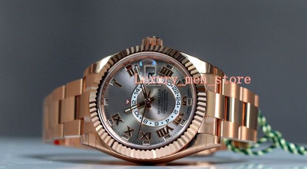 

Excellent upgraded ver ion42mm ky dweller gmt workin 326933 316l teel a ia 2813 movement automatic men watch watche
