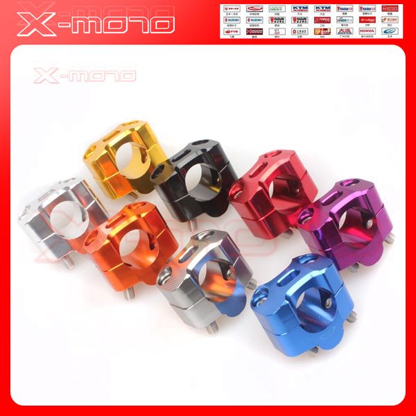 

motorcycle bar clamps handlebar bar risers for 28mm 1-1/8 28mm pit dirt bikes colour