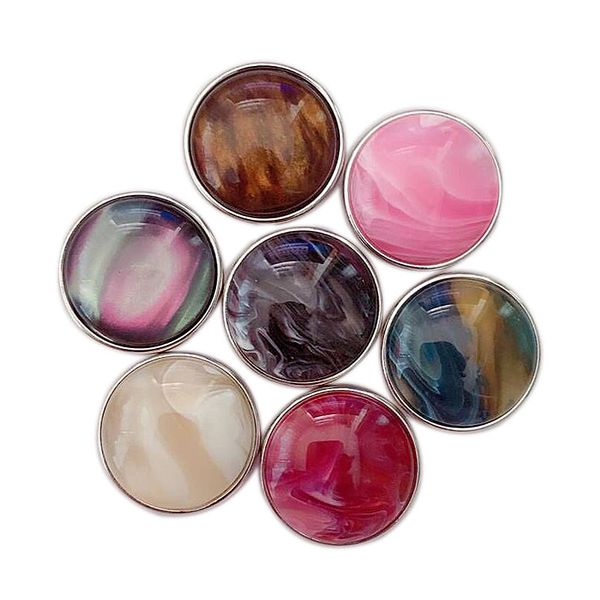 

snap ginger button 6 colors 18mm ancient silver plated snap leather bracelet women's bracelet with pearl, Green;white