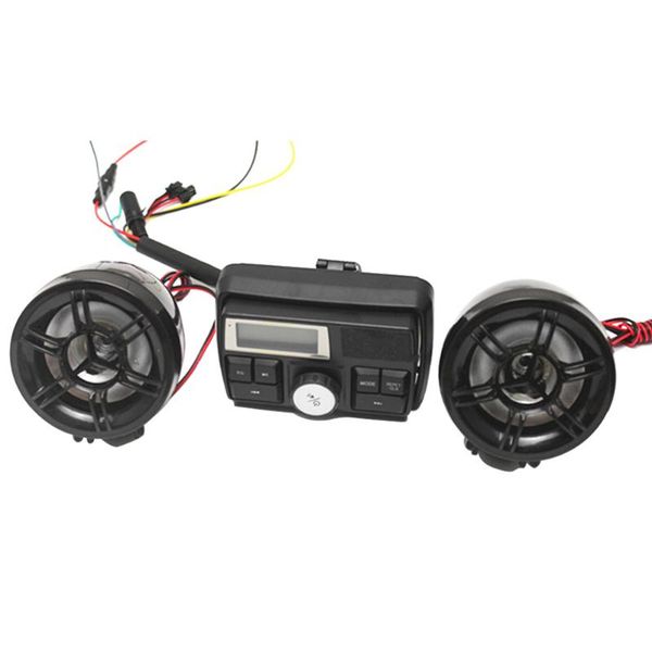 

motorcycle audio system fm radio stereo speaker mp3 waterproof