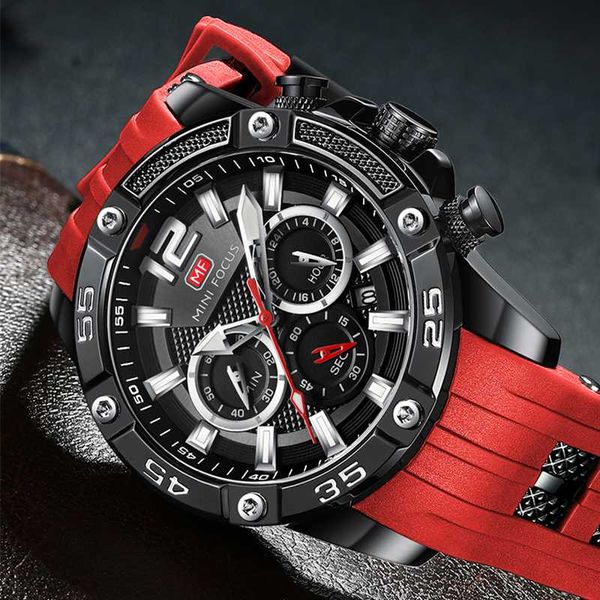 

mini focus mens wrist watches design quartz watch men waterproof sport fashion brand reloj hombre montre homme wristwatch, Slivery;brown