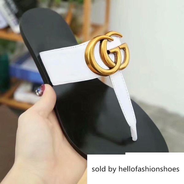 

fashionable foot clip slippers metal buckle leather comfortable beach shoes support wholesale size: 36-41