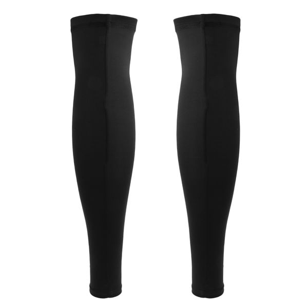 

compression socks knee high support cycling gym stockings leg thigh sleeve, White;red