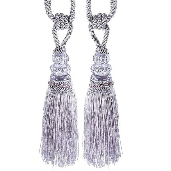 

new curtain tiebacks crystal beaded tassels tieback curtain cord home textiles window treatments home decoration accessories other home deco